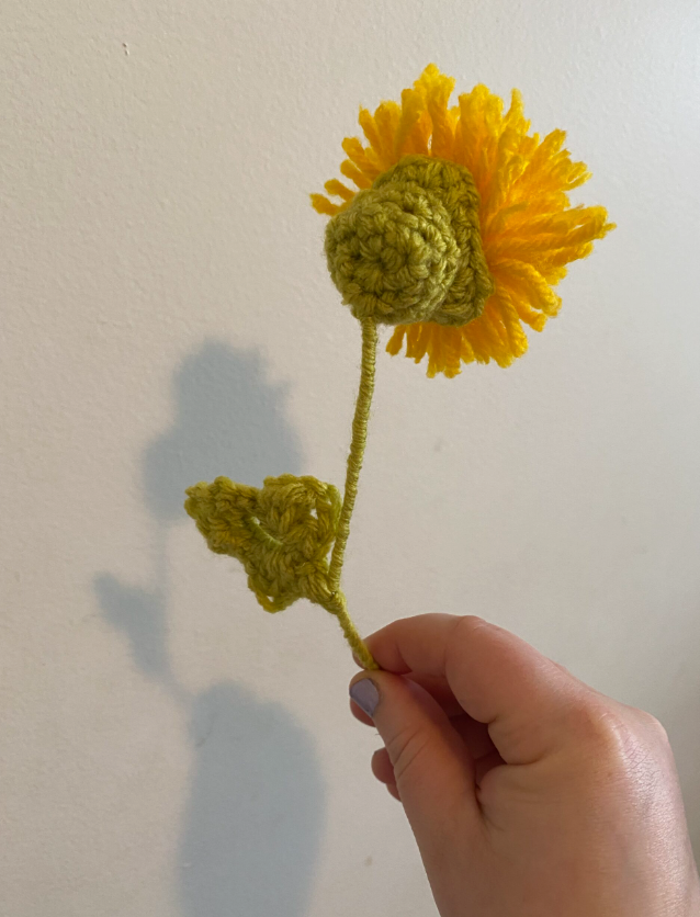 Crocheted Dandelion