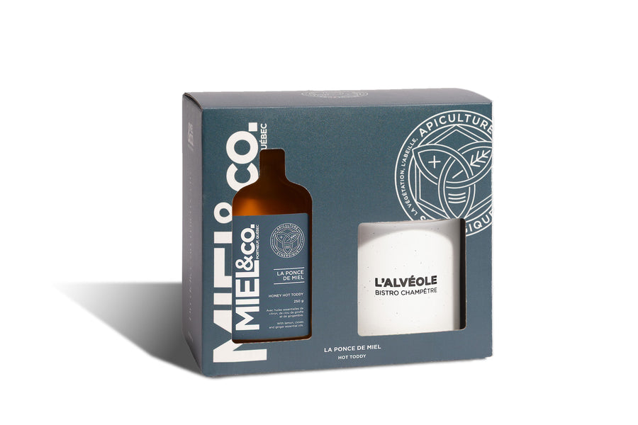 Coffret Douceur d’hiver - Ponce de Miel & tasse en émail