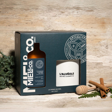 Coffret Douceur d’hiver - Ponce de Miel & tasse en émail