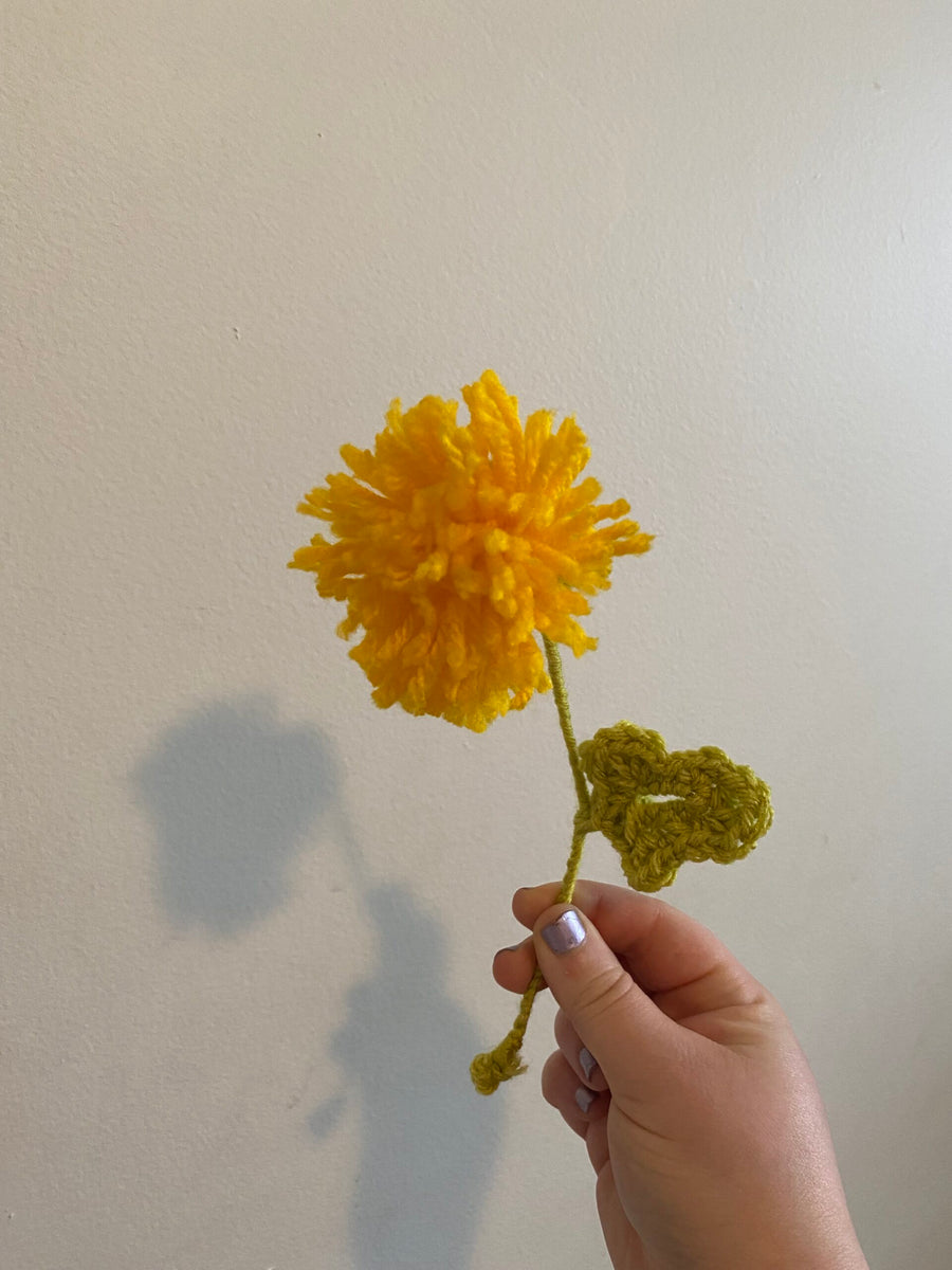 Crocheted Dandelion